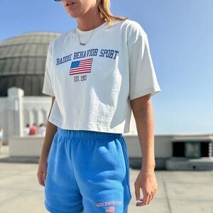 Baddie Behavior Sport Cropped - All Starr Tee
